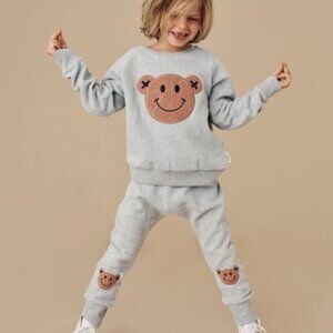 HUXBABY Ball Bear Sweatshirt Pants SET 3Yrs
